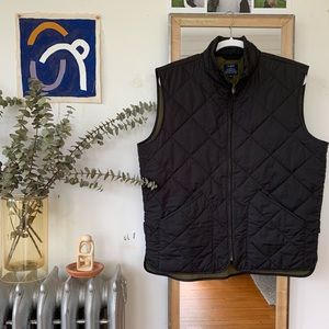 J.Crew classic black vest